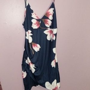 Beautiful Floral Tropical Short Dress